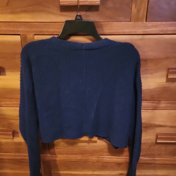 Forever 21 Deep Blue Knit Cardigan - Picture 5 of 5
